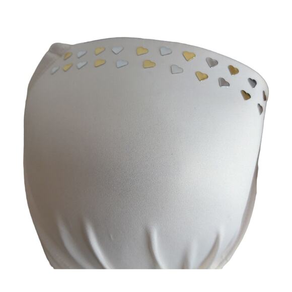 Fruit of the Loom Heart Studded Bra & Dreamfit Bra Size 42D SET OF 2 - Picture 4 of 9